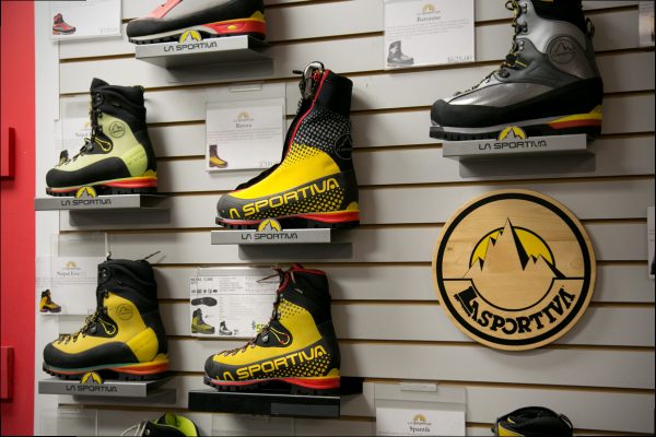 La Sportiva boots at IME